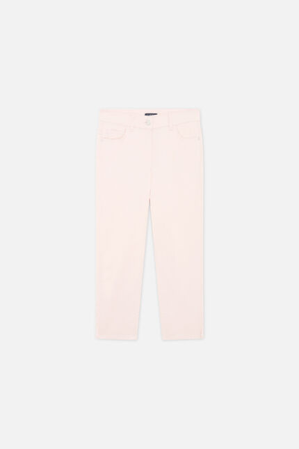 Pantal&oacute;n pirata mason rosa claro mujer