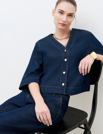 Camicia Calisa denim double stone donna