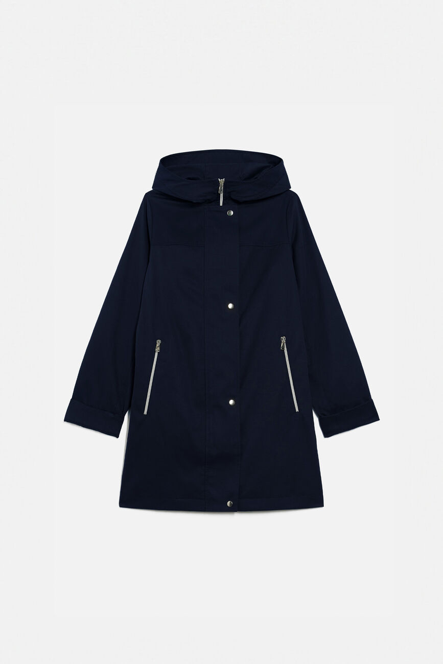 Abrigo gvenard azul marino mujer