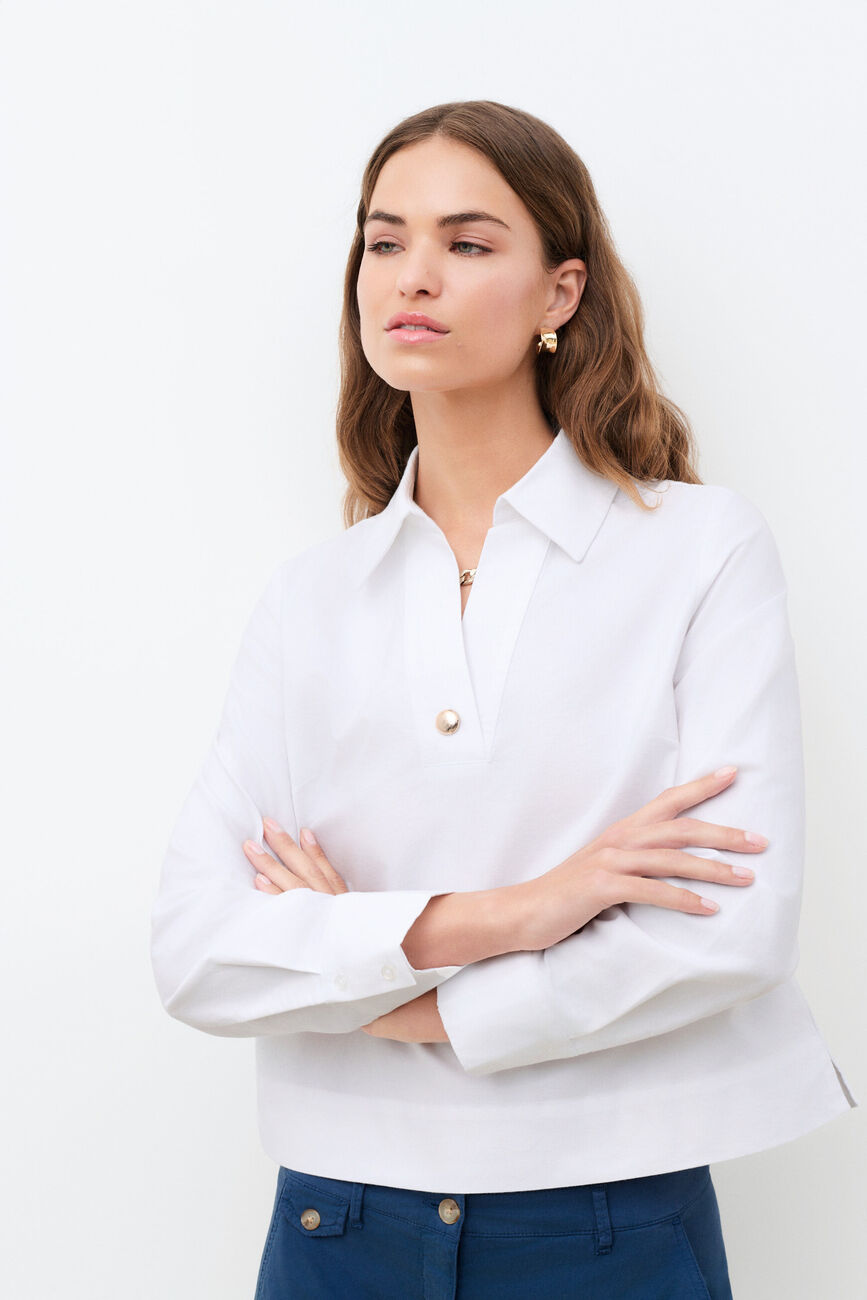 Camicia Clodia bianco donna