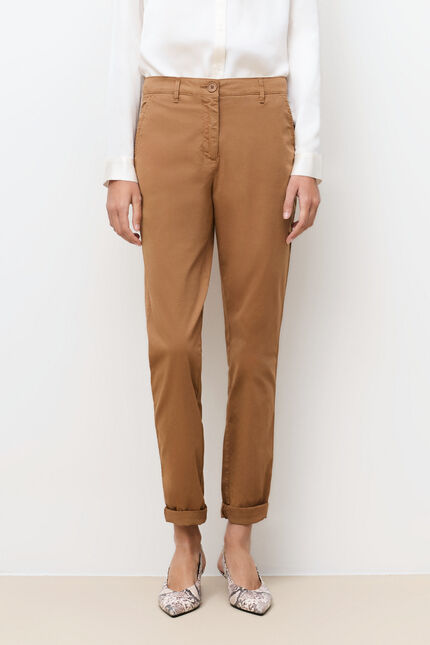 Pantal&oacute;n adelmo camel mujer