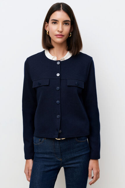 Veste Tzoe bleu marine femme