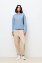 Sweatshirt Tmatys light blue woman
