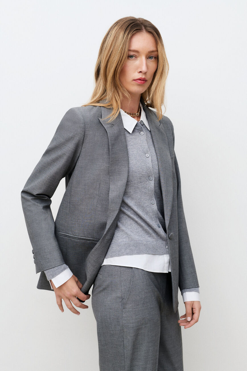 Jacke Vpodium grau damen
