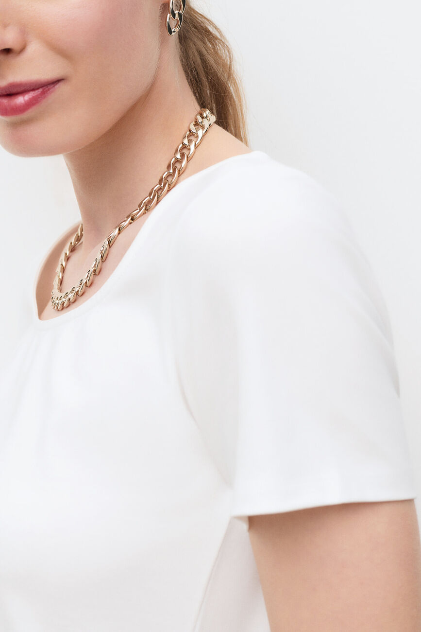 T-shirt Tvania ecru femme