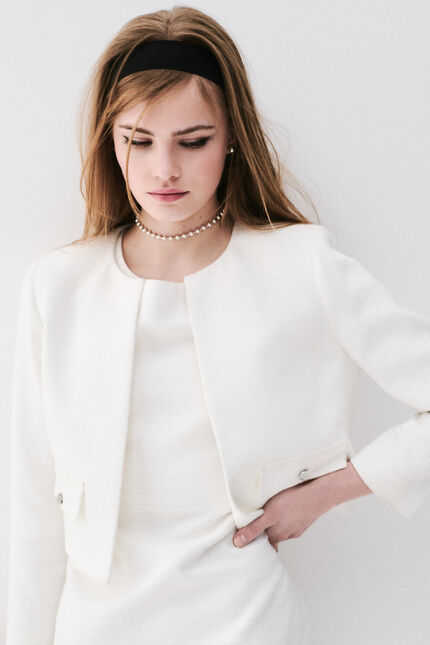 Veste Virtuel ecru femme