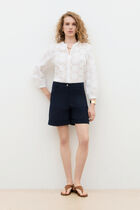 Sombrero shorts navy blue woman