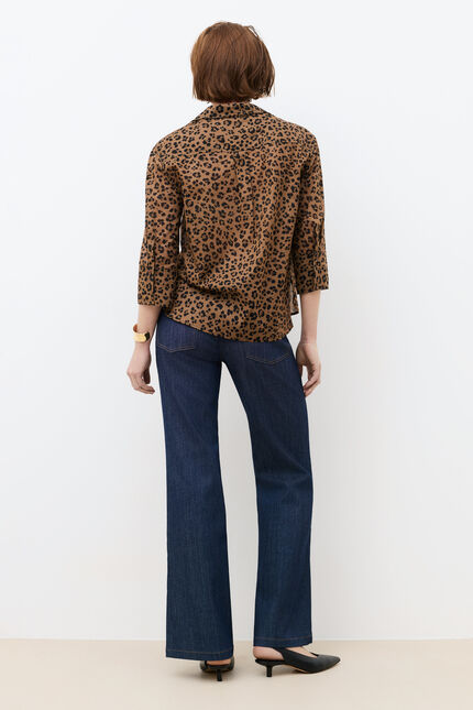 Chemise Coraline marron femme