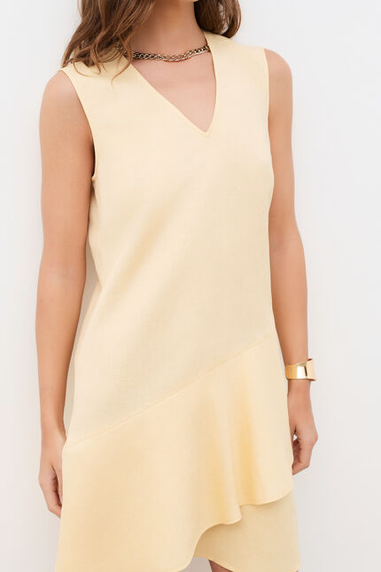 Robe Ranabelle jaune pastel femme