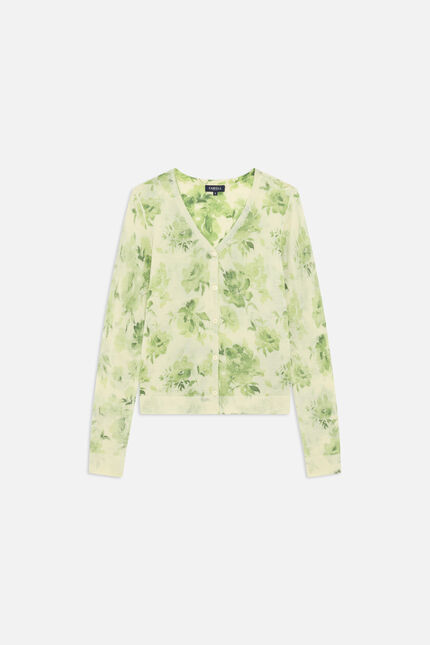 Gilet Mveronica vert anis femme