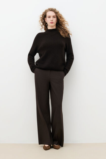 Pull Marianno marron fonc&eacute; femme