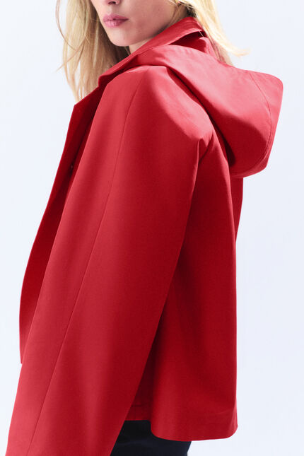 Manteau Grasiella rouge femme