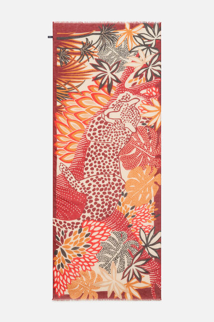 Foulard Lois bordeaux femme
