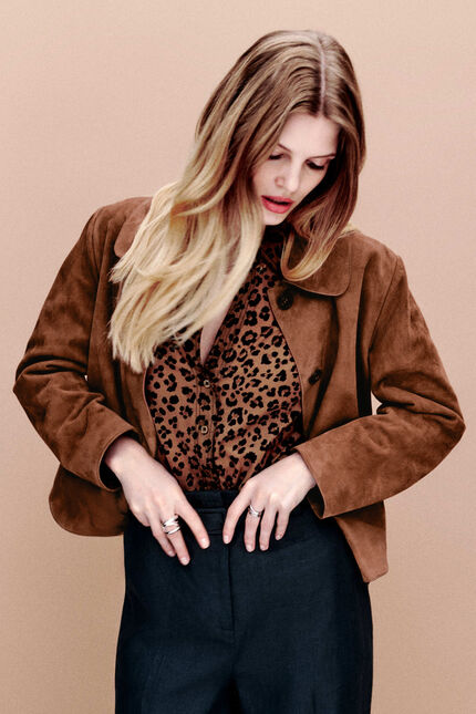 Veste Vbrielle marron femme