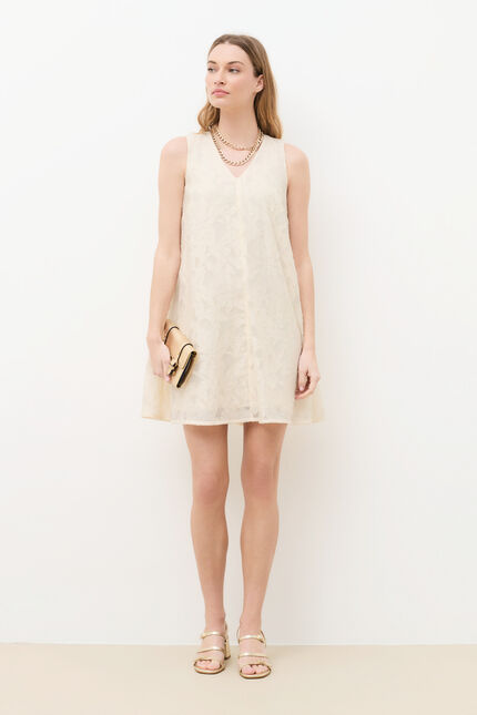Robe Rbritney ecru femme