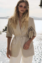 Vesuvine jacket sand woman