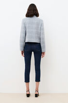 Vienna Tweed jacket sky blue woman
