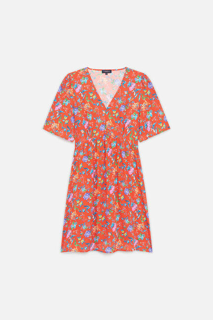 Robe Rtani rouge vif femme