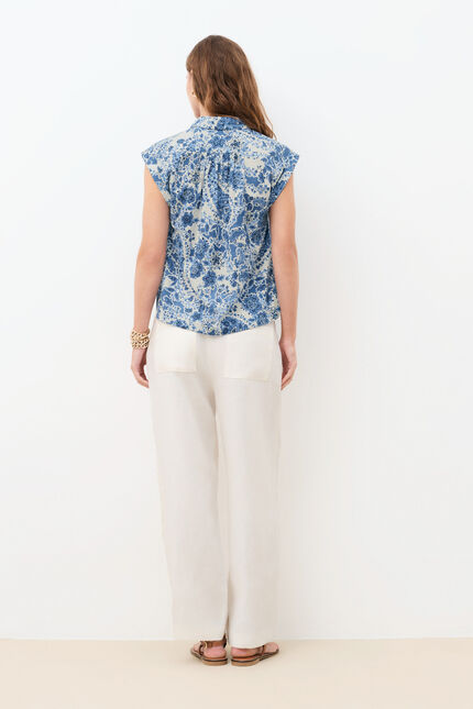 Chemise Celora bleu femme