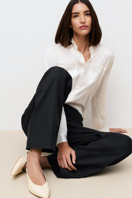 Pantalon Pont noir femme