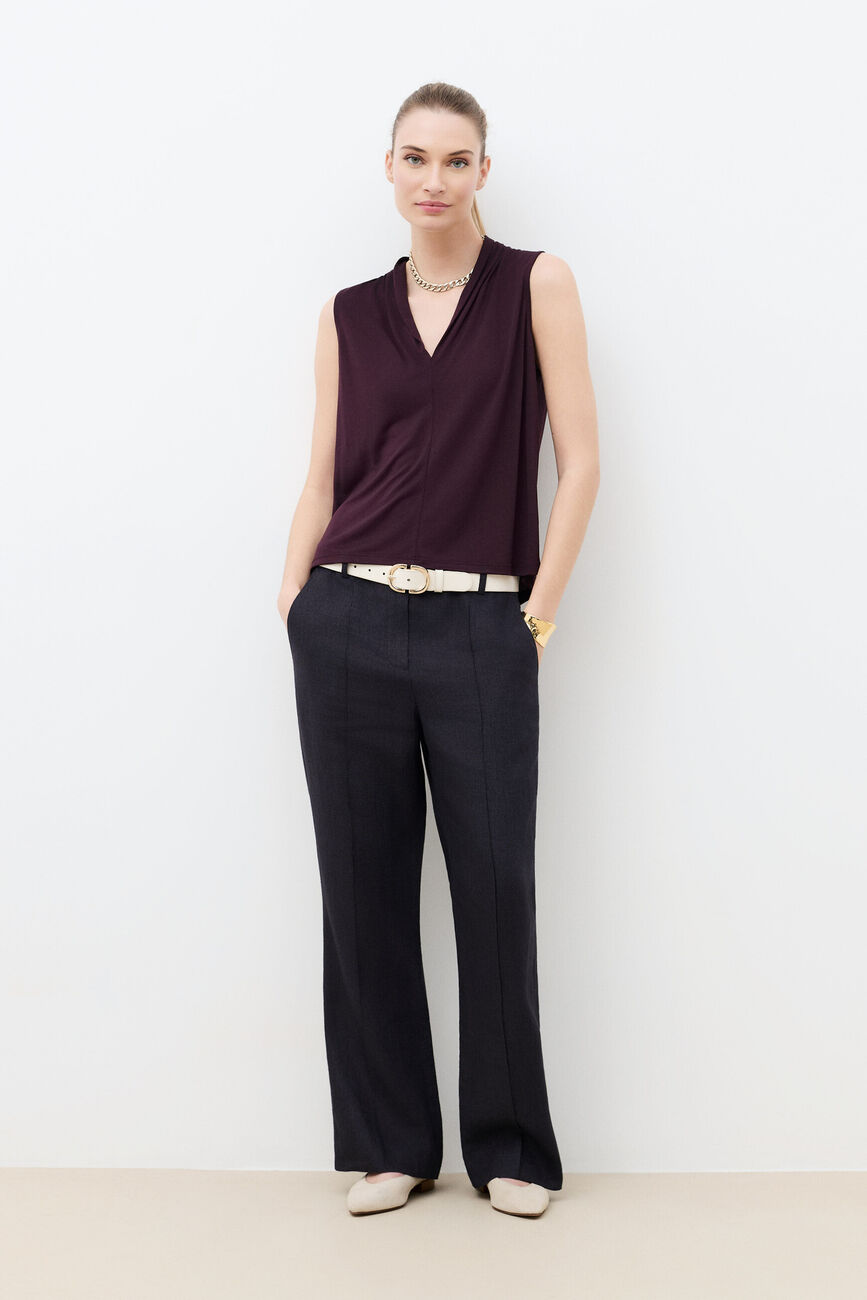 Maglietta Tmuse marron fonc&eacute; donna