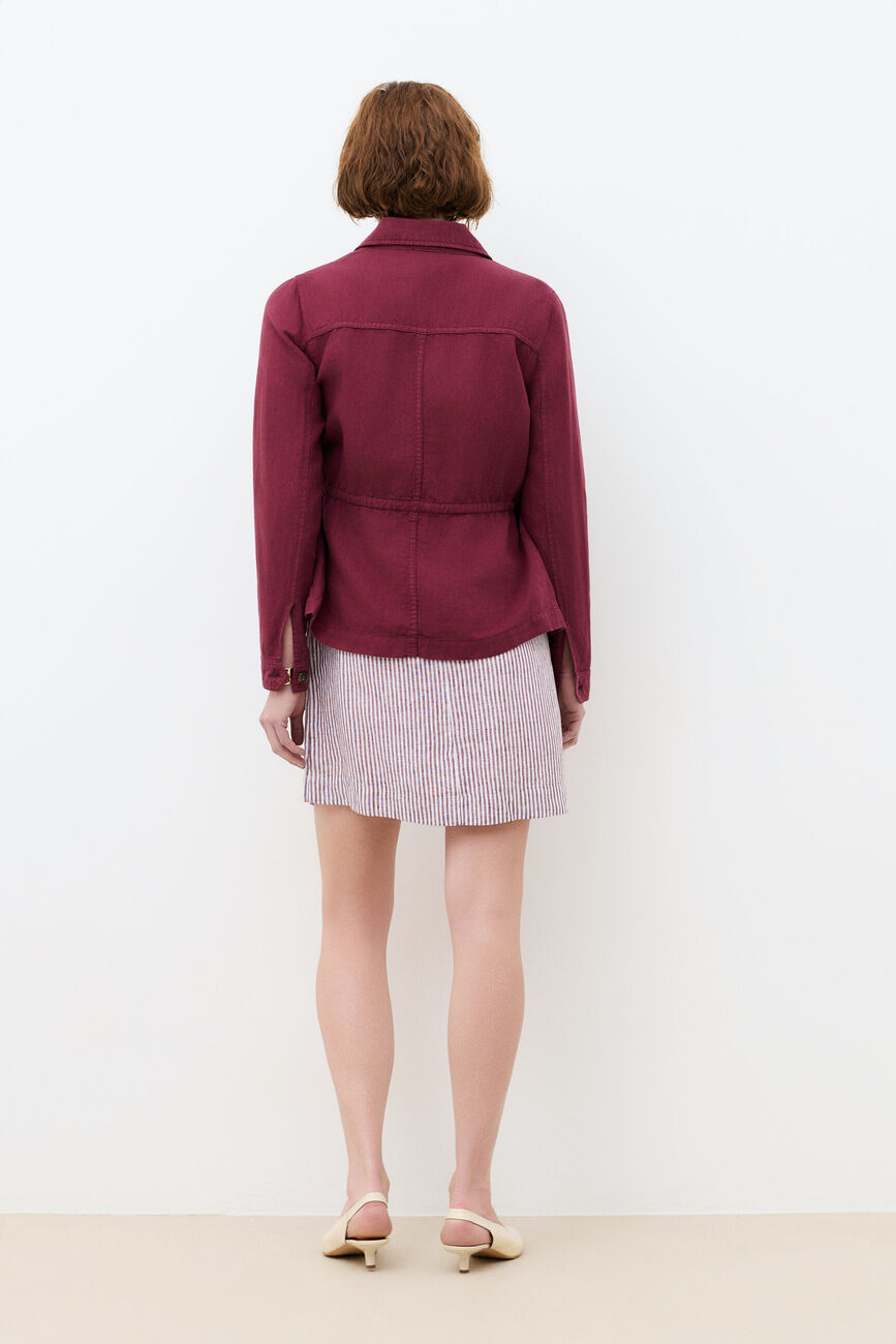 veste grace bordeaux femme
