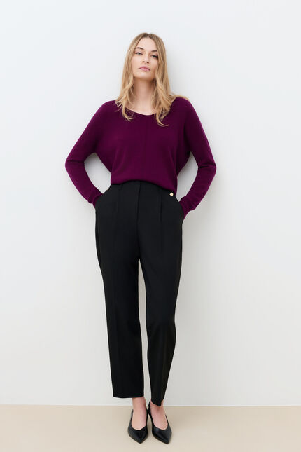 Pantalon Polygone noir femme