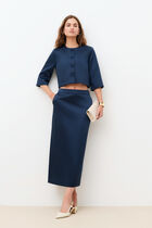 Javana2 skirt navy blue woman