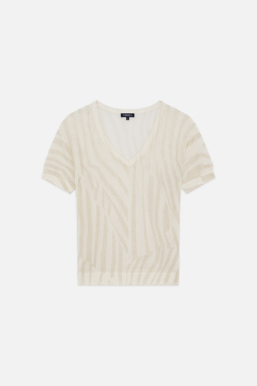 Pull Miami2 couleur or femme