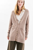 Mronnie cardigan light brown woman