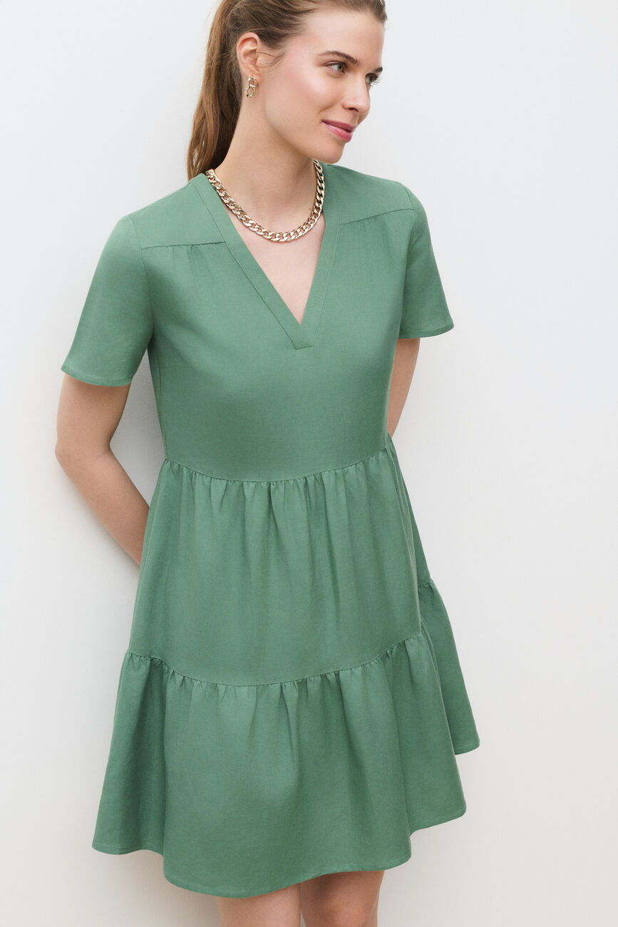 Robe Rpatricia vert femme
