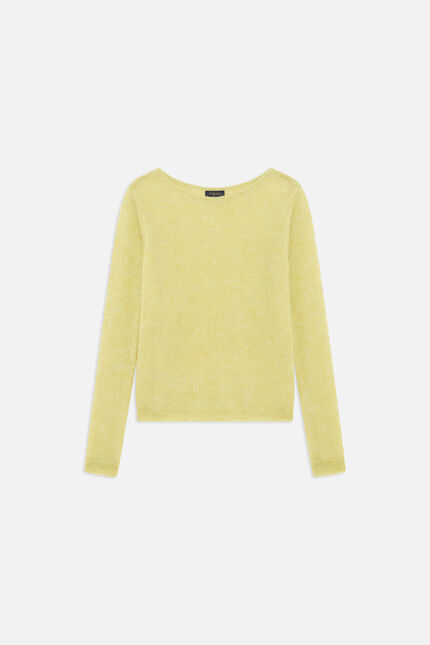Pull Mvittoria vert anis femme