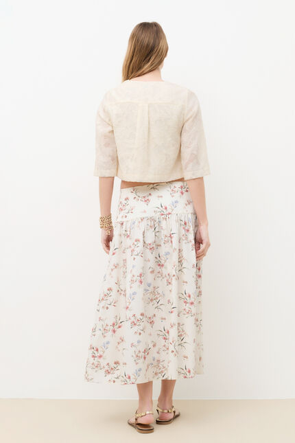Chemise Cecile ecru femme