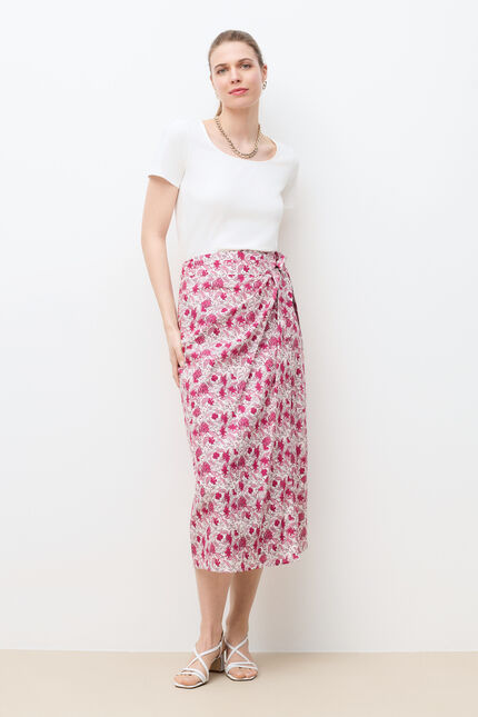 Jupe Jeleste bordeaux femme