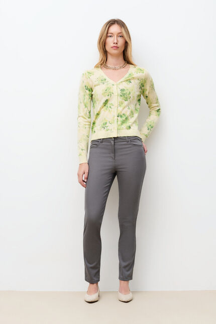 Gilet Mveronica vert anis femme