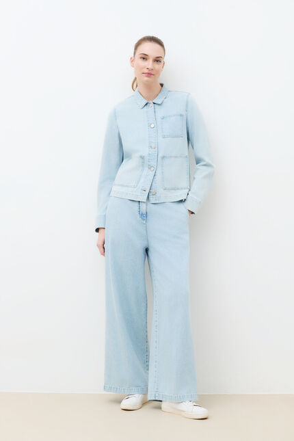 Pantalon Pandidenim bleu ciel femme