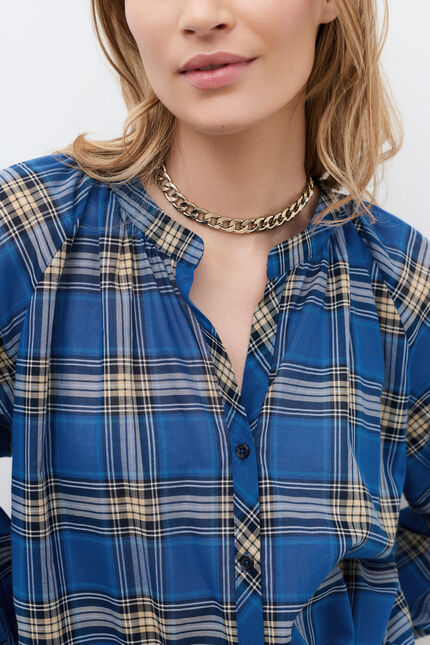 Camicia Caubia elektroblau donna