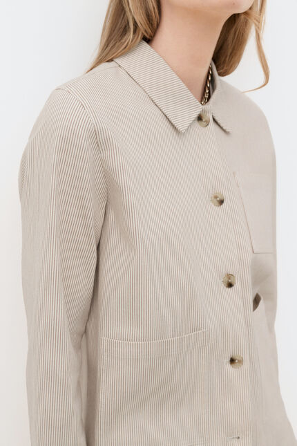 Veste Vaninastripe2 sable femme