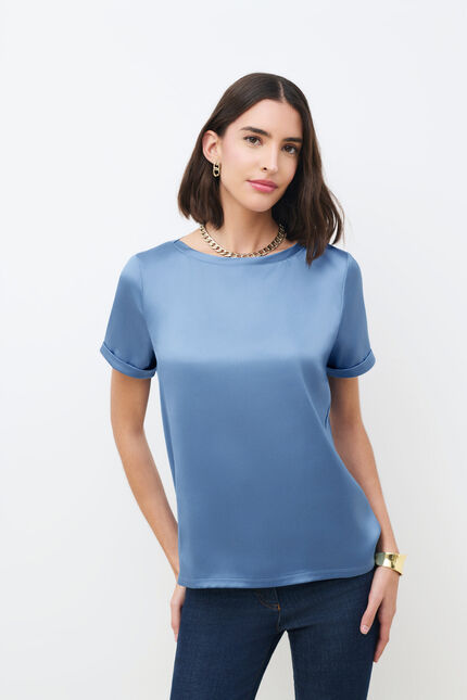 T-shirt Tarty lichtblauw vrouw