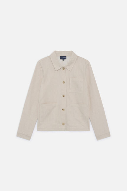 Veste Vaninastripe2 sable femme