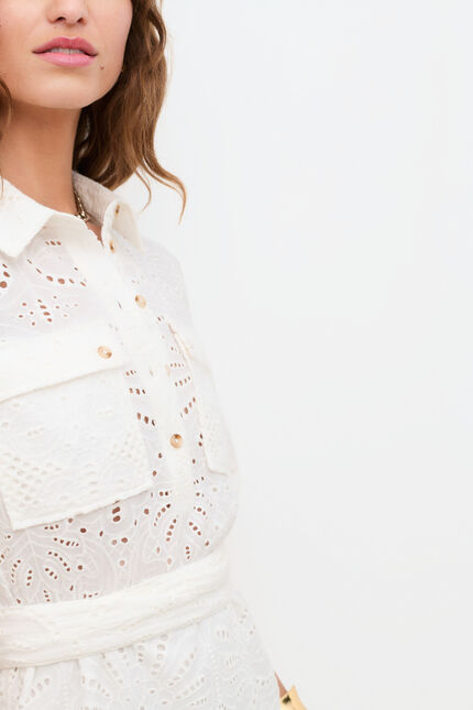 Robe Rleona5 blanc femme