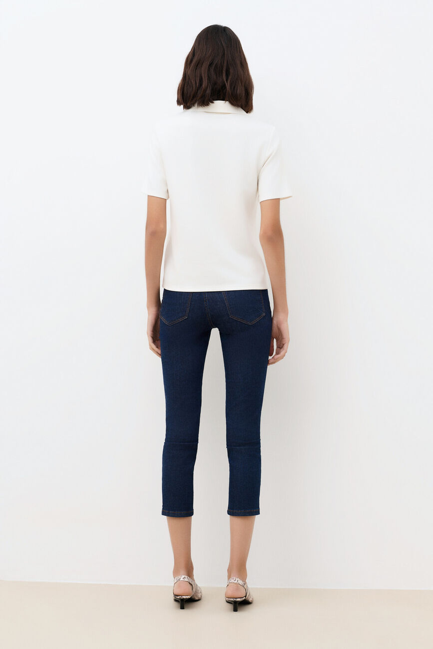 Camiseta Terry1 crema mujer