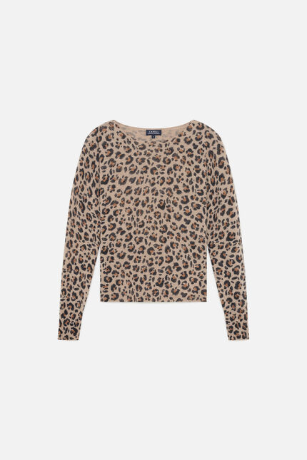 Pull Mzoelo 100% cachemire gris clair femme