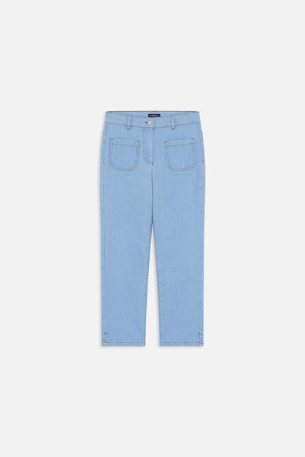 Pantalon Pmalleydenim bleu ciel femme