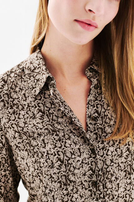 Camicia Cleony beige scuro donna
