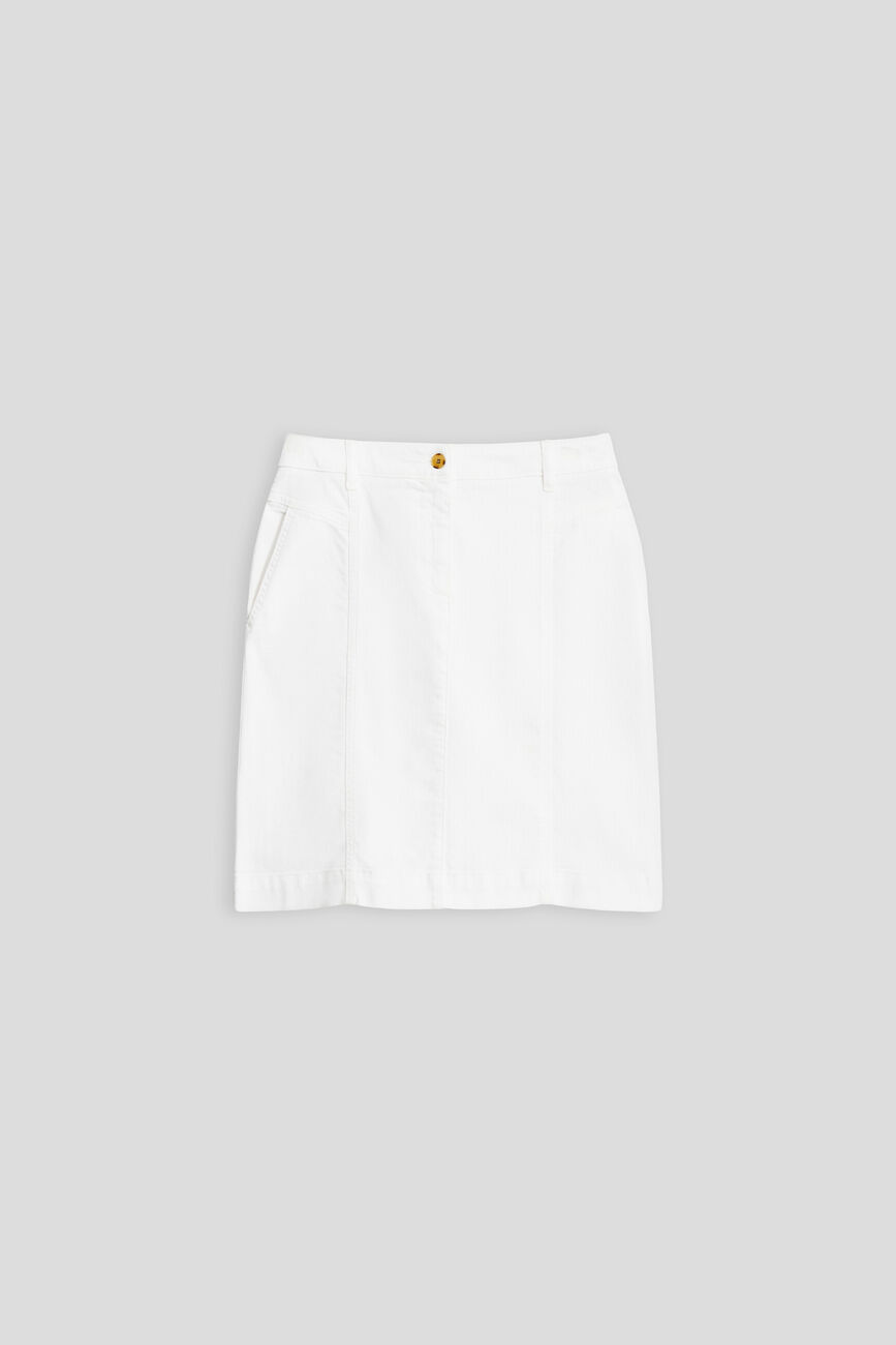 Jupe lazuna b blanc femme