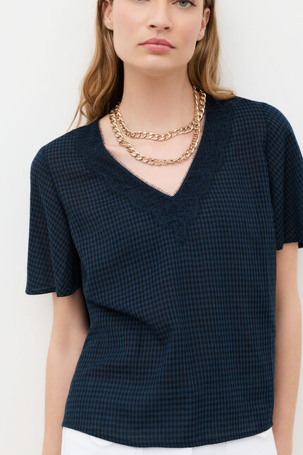 Chemise Coseline bleu marine femme