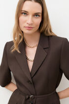 Vmarchand jacket dark brown woman