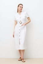 Rlaurine dress white woman