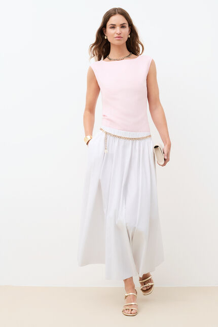 Jupe Jemilly blanc femme